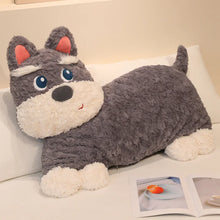 Load image into Gallery viewer, Schnauzer Plush Toy and Throw Pillow - Furry Doe Eyed Companion-2-90cm-1