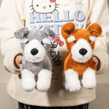 Load image into Gallery viewer, Schnauzer Plush Toys - 3 Coat Colors - Adorable Small Standing Schnauzers-3