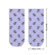 Load image into Gallery viewer, Schnauzer Socks - Ankle Length - Infinite Schnauzer Love-Accessories-Accessories,Dog Dad Gifts,Schnauzer,Socks-4