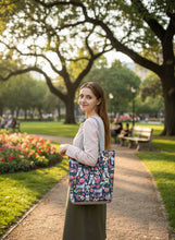 Load image into Gallery viewer, Schnauzer in Bloom Tote Bag-Accessories-Accessories,Bags,Dog Mom Gifts,Schnauzer-2