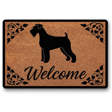Schnauzer Welcome Door Mat 360x