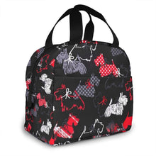 Load image into Gallery viewer, Image of a Scottie dog bag with Exterior Pocket
