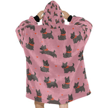Load image into Gallery viewer, Scottie Dog Love Parade Blanket Hoodie-11