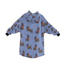 Load image into Gallery viewer, Scottie Dog Love Parade Blanket Hoodie-18