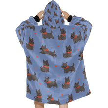 Load image into Gallery viewer, Scottie Dog Love Parade Blanket Hoodie-21