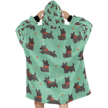 Load image into Gallery viewer, Scottie Dog Love Parade Blanket Hoodie-23