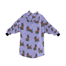 Load image into Gallery viewer, Scottie Dog Love Parade Blanket Hoodie-26
