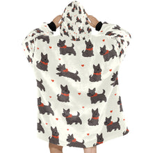 Load image into Gallery viewer, Scottie Dog Love Parade Blanket Hoodie-5