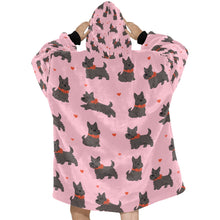 Load image into Gallery viewer, Scottie Dog Love Parade Blanket Hoodie-8