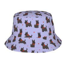 Load image into Gallery viewer, Scottie Dog Love Parade Bucket Hat-Hats &amp; Caps-Lavender Purple-One Size-41