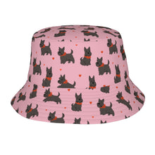 Load image into Gallery viewer, Scottie Dog Love Parade Bucket Hat-Hats &amp; Caps-Light Pink-One Size-33