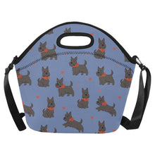 Load image into Gallery viewer, Scottie Dog Love Parade Neoprene Lunch Bag-CornflowerBlue-ONESIZE-21
