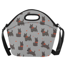 Load image into Gallery viewer, Scottie Dog Love Parade Neoprene Lunch Bag-DarkGray-ONESIZE-36