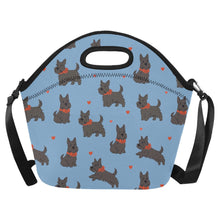 Load image into Gallery viewer, Scottie Dog Love Parade Neoprene Lunch Bag-LightSkyBlue-ONESIZE-15