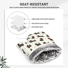 Load image into Gallery viewer, Scottie Dog Love Parade Oven Mitts and Pot Holder Set-Kitchen Decor-Accessories,Dog Mom Gifts,Scottish Terrier-7
