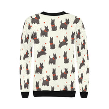Load image into Gallery viewer, Scottie Dog Love Parade Sweatshirt for Women-Apparel-Apparel, Dog Mom Gifts, Scottish Terrier, Sweatshirt-13