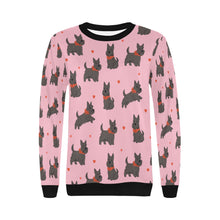 Load image into Gallery viewer, Scottie Dog Love Parade Sweatshirt for Women-Apparel-Apparel, Dog Mom Gifts, Scottish Terrier, Sweatshirt-14