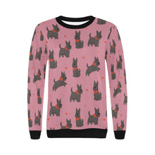 Load image into Gallery viewer, Scottie Dog Love Parade Sweatshirt for Women-Apparel-Apparel, Dog Mom Gifts, Scottish Terrier, Sweatshirt-16