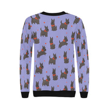 Load image into Gallery viewer, Scottie Dog Love Parade Sweatshirt for Women-Apparel-Apparel, Dog Mom Gifts, Scottish Terrier, Sweatshirt-25