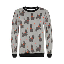 Load image into Gallery viewer, Scottie Dog Love Parade Sweatshirt for Women-Apparel-Apparel, Dog Mom Gifts, Scottish Terrier, Sweatshirt-26