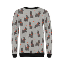 Load image into Gallery viewer, Scottie Dog Love Parade Sweatshirt for Women-Apparel-Apparel, Dog Mom Gifts, Scottish Terrier, Sweatshirt-27