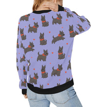 Load image into Gallery viewer, Scottie Dog Love Parade Sweatshirt for Women-Apparel-Apparel, Dog Mom Gifts, Scottish Terrier, Sweatshirt-36