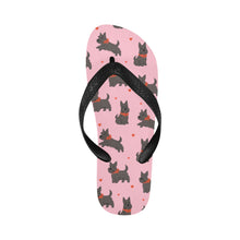 Load image into Gallery viewer, Scottie Dog Love Parade Unisex Slippers-12