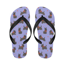 Load image into Gallery viewer, Scottie Dog Love Parade Unisex Slippers-20