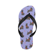 Load image into Gallery viewer, Scottie Dog Love Parade Unisex Slippers-CornflowerBlue_1-S-17