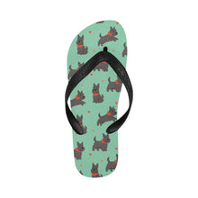 Load image into Gallery viewer, Scottie Dog Love Parade Unisex Slippers-MediumAquaMarine-S-15