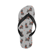 Load image into Gallery viewer, Scottie Dog Love Parade Unisex Slippers-DarkGray-S-21