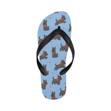 Load image into Gallery viewer, Scottie Dog Love Parade Unisex Slippers-LightSkyBlue-S-11