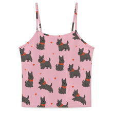 Load image into Gallery viewer, Scottie Dog Love Parade Women's Cami and Shorts Pajama Set-7