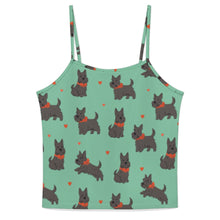 Load image into Gallery viewer, Scottie Dog Love Parade Women's Cami and Shorts Pajama Set-12