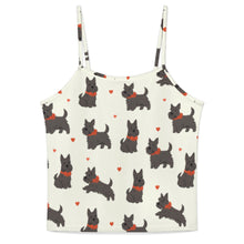 Load image into Gallery viewer, Scottie Dog Love Parade Women's Cami and Shorts Pajama Set-1