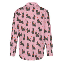 Load image into Gallery viewer, Scottie Dog Love Parade Women's Shirt-Apparel-Apparel,Dog Mom Gifts,Scottish Terrier,Shirt-11