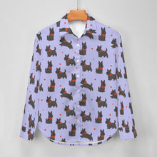 Load image into Gallery viewer, Scottie Dog Love Parade Women's Shirt-Apparel-Apparel,Dog Mom Gifts,Scottish Terrier,Shirt-18