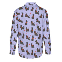 Load image into Gallery viewer, Scottie Dog Love Parade Women's Shirt-Apparel-Apparel,Dog Mom Gifts,Scottish Terrier,Shirt-20