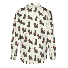 Load image into Gallery viewer, Scottie Dog Love Parade Women's Shirt-Apparel-Apparel,Dog Mom Gifts,Scottish Terrier,Shirt-8