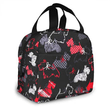 Load image into Gallery viewer, Image of a cutest and insulated Scottie dog lunch bag