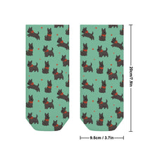 Load image into Gallery viewer, Scottie Dog Socks - Ankle Length - Scottie Dog Love Parade-Accessories-Accessories,Dog Dad Gifts,Scottish Terrier,Socks-19