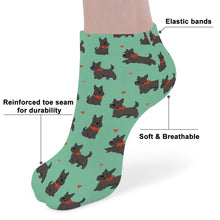 Load image into Gallery viewer, Scottie Dog Socks - Ankle Length - Scottie Dog Love Parade-Accessories-Accessories,Dog Dad Gifts,Scottish Terrier,Socks-20