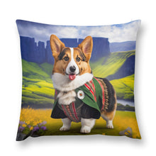 Load image into Gallery viewer, Scottish Serenade Corgi Plush Pillow Case-Corgi, Dog Dad Gifts, Dog Mom Gifts, Home Decor, Pillows-4