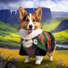 Load image into Gallery viewer, Scottish Serenade Corgi Wall Art Poster-Art-Corgi, Dog Art, Home Decor, Poster-1