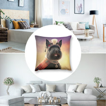 Load image into Gallery viewer, Scottish Sweetheart Scottie Dog Plush Pillow Case-Cushion Cover-Dog Dad Gifts, Dog Mom Gifts, Home Decor, Pillows, Scottish Terrier-4