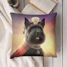 Load image into Gallery viewer, Scottish Sweetheart Scottie Dog Plush Pillow Case-Cushion Cover-Dog Dad Gifts, Dog Mom Gifts, Home Decor, Pillows, Scottish Terrier-6
