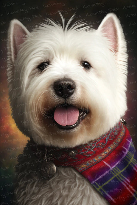 Scottish Sweetheart Westie Wall Art Poster-Art-Dog Art, Home Decor, Poster, West Highland Terrier-1