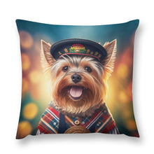 Load image into Gallery viewer, Scottish Sweetheart Yorkie Plush Pillow Case-Cushion Cover-Dog Dad Gifts, Dog Mom Gifts, Home Decor, Pillows, Yorkshire Terrier-4