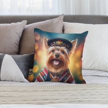 Load image into Gallery viewer, Scottish Sweetheart Yorkie Plush Pillow Case-Cushion Cover-Dog Dad Gifts, Dog Mom Gifts, Home Decor, Pillows, Yorkshire Terrier-5