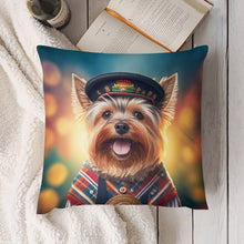 Load image into Gallery viewer, Scottish Sweetheart Yorkie Plush Pillow Case-Cushion Cover-Dog Dad Gifts, Dog Mom Gifts, Home Decor, Pillows, Yorkshire Terrier-7